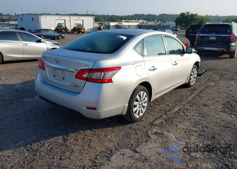 2014 Nissan Sentra S/Sv/Sr/Sl z USA, uszkodzony, nr VIN 3N1AB7AP7EY246904